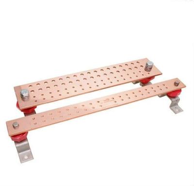 China Grounding System Earthing Busbar Support, copper busbar, electric busbar system en venta