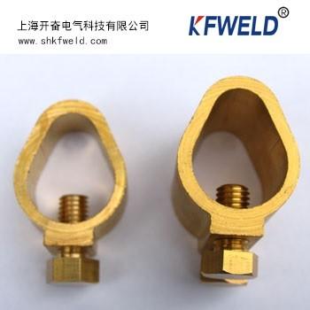 China Type G Rod to Cable Clamp, Copper material, Ground cable clamp, Good electric conduction en venta