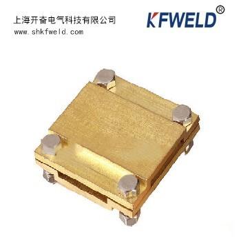 China Ground Cable to Cable Cross Square Clamp, Copper material, Good electric conduction for sale