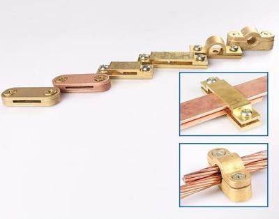 China Ground Tape Clamp, Copper material, Ground cable clamp, Good electric conduction for sale