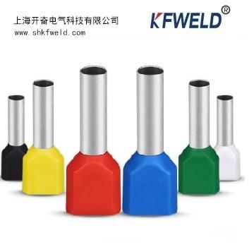 China TE Twin Tube Type Insulated Ferrule Terminal, Wire Crimp Tube Sleeve TE Twin Tube Type  Insulated Cord End Terminals en venta