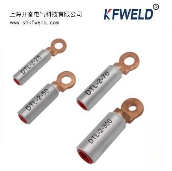 China DTL-2 Bimetallic Copper Aluminum Cable Lug, aluminium copper tubular terminals bimetallic cable lug for wire connection for sale