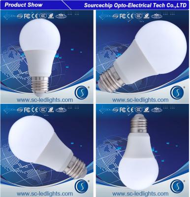 China El grado caliente 7w e27 de las ventas 360 llevó la bombilla llevada smd de la luz de bulbo 5730 en venta