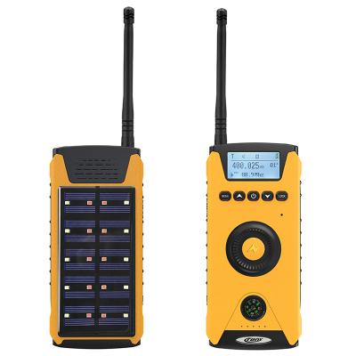 China Solar Powered Walkie Talkie Power Walkie Talkie Torch Light Compass Buddy CY-919 Multi-Outdoor Unique High Quality Large Capacity Power-bank for sale