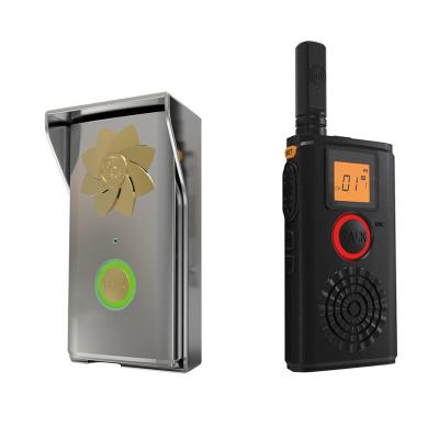 China Buddy T-368D Mini Kid Walkie Talkie Long Two Way Audio System Communicate Wireless Talking Doorbell and Nursery Call Transceive Bell Movie for sale