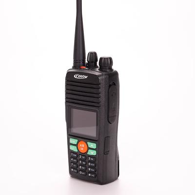 China Dual Display High Power Dual Band Interphone Transceiver UHF VHF Long Range Two Band Walkie Talkie Transmits By Radio DT-8188 for sale