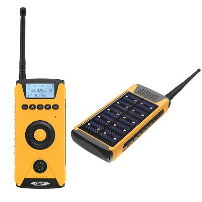 China Factory Price Walkie Talkie Radio 400-470Mhz/137-174Mhz Solar Powered Portable Two Way Powerbank With USB Wireless Talkie Talkie CY-919 for sale