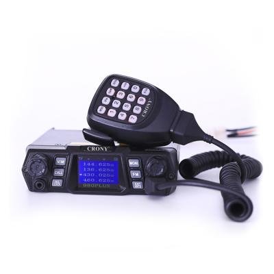 China 100W High Power Car CB Radio VHF UHF Vehicle Mount 2 Way Radio Fm Radio Transmitter Car Dual Band Walkie Talkie CN-980PLUS for sale