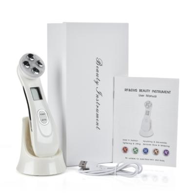 China Portable Home Spa Led Rejuvenation Machine RF EMS Instrument Face Lifting Beauty Device Facial Massager Wand Blood Vessels Removal Use For Tighten Skin X-Ray for sale