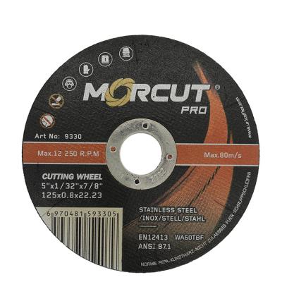 China metal & 125x0.8 stainless steel metal cutting durable corte disco disc for angle grinder superflex cutting disc for sale