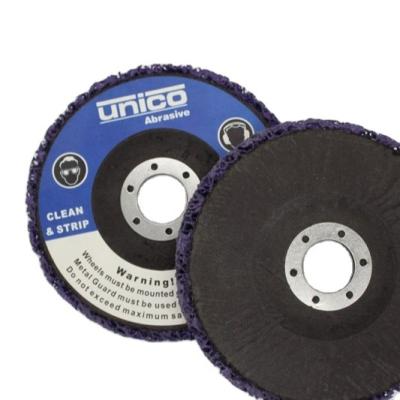 China High Quality 125mm Angle Grinder Tool Suitable Abrasive Excavator Clean Purple Disc And Strip for sale