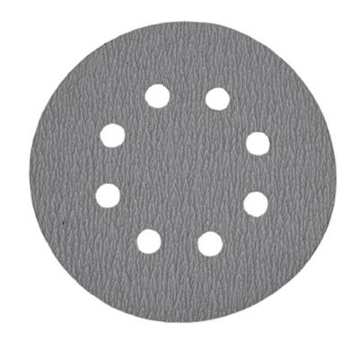 China White Sanding Polishing Velcro 5inch Disc Sanding Pad Abrasive Paper Polishing Pad Customization for sale