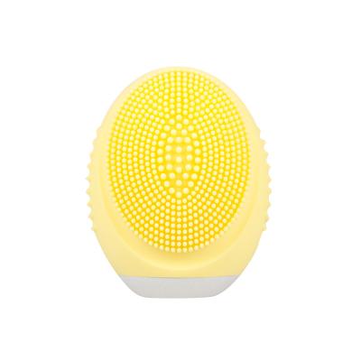 China Silicone Waterproof Electric Facial Deep Cleanser Skin Care Brush Massage Remover Acne Treatment Pore Cleansing Brush for sale