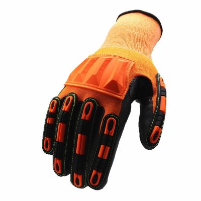 China 15G Flexible Glove 5 Anti-Collision Grade Cut Resistant Glove Anti Vibration Glove for sale