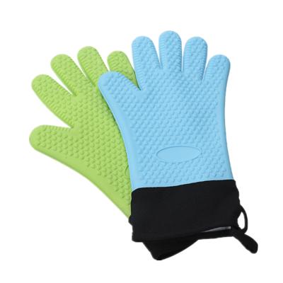 China Best Selling Heat Resistant Flexible Silicone BBQ Grilling Baking Gloves for sale