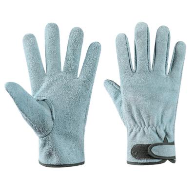 China Oil Field COW Leather Safety Working Gloves for sale