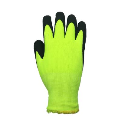 China Oilfield Ply Latex Coated Thermal Winter Work Gloves for sale