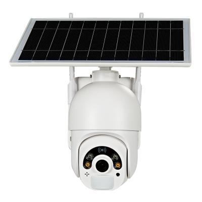 China 2021 New Arrival NIGHT VISION Battery Waterproof IP Security Camera Solar Power WiFi Camera With LED Lighting en venta