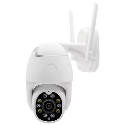 중국 Outdoor Waterproof Mini PTZ HD 1080P Siren Ptz Camera WiFi Built-in Full Color IP Wireless Security Camera 판매용