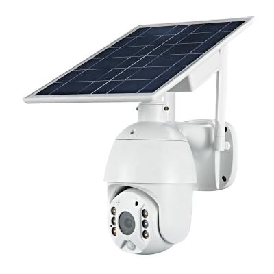 中国 NIGHT VISION Solar Night Vision HD 1080P PTZ Wifi 4G Outdoor Camera 販売のため