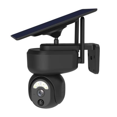 Cina Built-in IP Outdoor Security CCTV Ptz Surveillance Light Wifi Power Solar Siren Camera with Solar Panel Waterproof Solar Camera in vendita