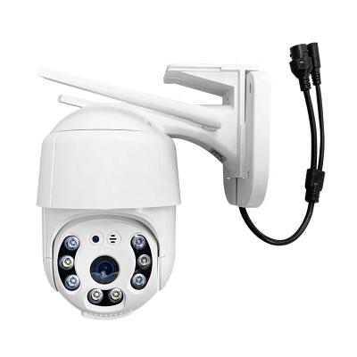 Κίνα Full Color Built-in Siren HD 1080P Night Vision Motion Detection Alarm Tuya YCC365 PLUS Outdoor Waterproof Dome Wifi PTZ SecurityCamera προς πώληση