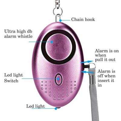 中国 For Walker Runner Woman Kids Girl Older Personal Security Alarm Mini Night Funtion Key Chain Key Chain 販売のため