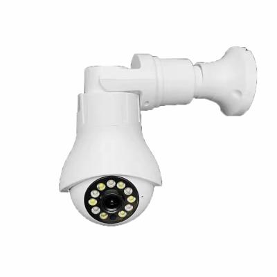 China Full HD PAN-TILT 1080P Night Vision Fisheye View PTZ WiFi IP Bulb Network Camera à venda