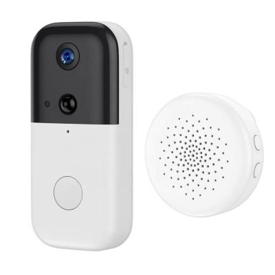 中国 WiFi Siren Doorbell Camera Built-in Battery Operated Doorbell Camera Night Vision Smart Video Door Bell Camera For Home Security 販売のため