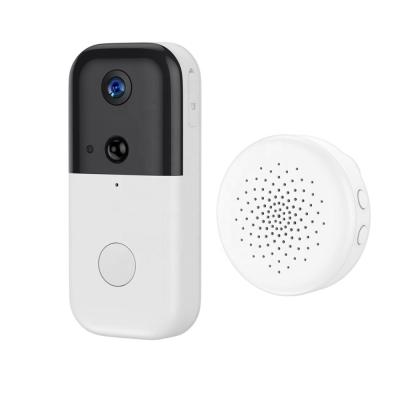 China WiFi Door Bell Battery Operated IP CCTV Wifi Ring Security Smart Video Doorbell Hidden Camera DBC-1 for sale