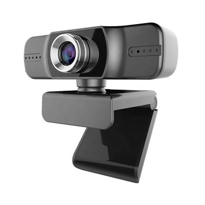 China Videoconference / Video Call / Live Stream Streaming 1080P HD Webcam Built in Adjustable Ring Light and Mic. Advanced Auto Focus AF Web Camera for sale