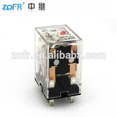 China Epoxy Electromagnetic Relay Copper Material Silver Contacts DPDT 8pin HH52P AC22OV MY2 5A Relay for sale