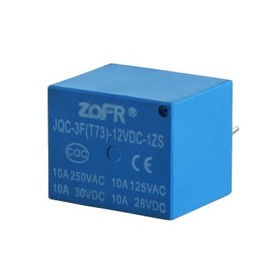 China Suger Cube Sealed Relay JQC-3F 10A 12VDC Sealed Waterproof Relay T73 for sale