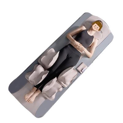 China Massage House Full Body Heating PU Leather Back Electric Shiatsu Airbags Massage Mattress Massage Mat for sale