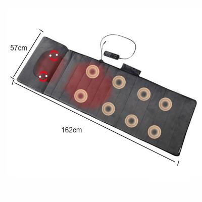 China Factory Sport Massage Mk Vibration Electric Massage Mat Back Stretch Massage Mattress Full Cheap Price Body Heat for sale