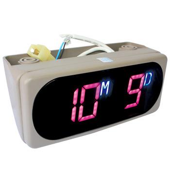 China Indoor Bus Accessories Wall Vehicle Roof Mounted Electronic Digital Clock CRC-SHM for sale