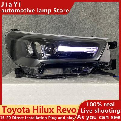 China Manufacturer Projector Head Light 2020 2021 Revo Vigo Rocco LED DRL Headlights For Toyota Hilux HILUX REVO VIII Pickup (_N1_) for sale