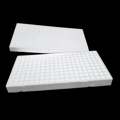 China Durable/Eco-friendly/Efficient Tear Resistant White Foam EPP EPE 21,32,50,72,105,128,200 Seedling Tray Seed Nursery Germination Tray Env Floating Cells for sale