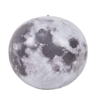 China Toy High Quality 2m 2.5m 3m Inflatable Beach PVC Giant Inflatable Moon Ball For Printed for sale