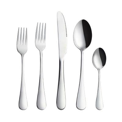 China YC3-088 Stainless Steel Spoon And Fork Party Dinnerware Restaurant Casual Dinnerware Sets For Christmas Day for sale