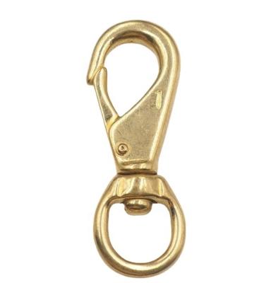 China Retail Industry Hot Seller Solid Brass Snap Hook For Harness Instant Halter Horse Halter Swivel Hook Snap Hook for sale