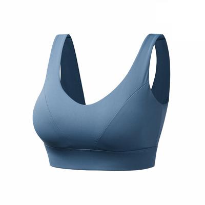 China Wholesale Women's Yoga Bralette Top Wireless Breathable Lightweight Seamless Sports Bra for Running Fitness Yoga Gym for sale