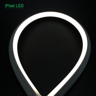 China Silicone Neon Flat Neon Strips Hotel LED Strip 20x20 mm DC12V IP65 Single Color Neon Cable for sale