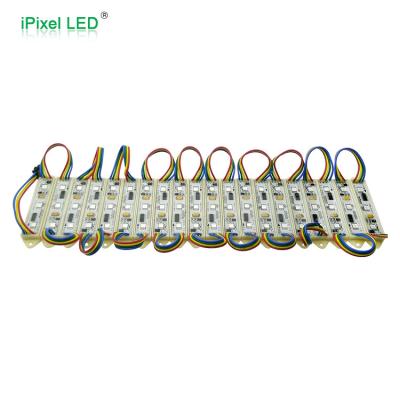 China INGAN 5050 SMD RGB led module ws2811 IC 12V, 3leds/pcs, ip65 for sale