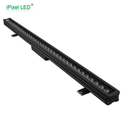 China LANDSCAPE high quality dmx rgb ip65 36w recessed exterior wall linear led washer for sale