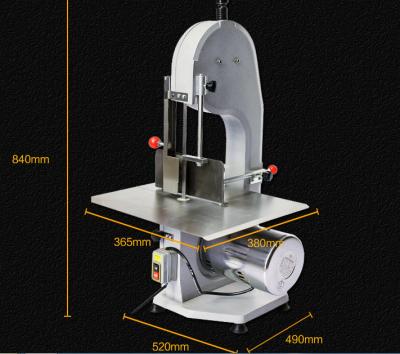 China Chinese meat processing factory manufacturer price best of fix band saw for cut bones bone cutter bone saw for meat processing factory for sale