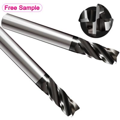 China Alloy Carbide Carbon Steels Casting Steels Prehardened Steels General Machining Solid Carbide End Mill CNC Milling Cutter for sale