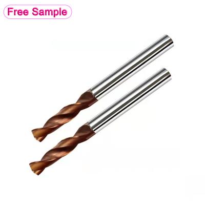 China Metal Drilling 3XD 5XD 8XD CNC Machine Hole Processing Metal Drilling Twist Drill Bits Set Solid Carbide Drill for sale