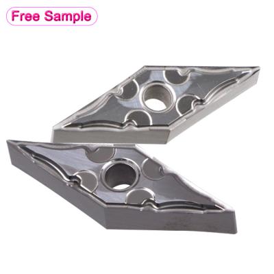 China Lathe Copper Aluminum Carbide Indexable CNC Cutting Tool Long Life Tungsten VNMG160404 VNMG160408 Turning Insert for sale