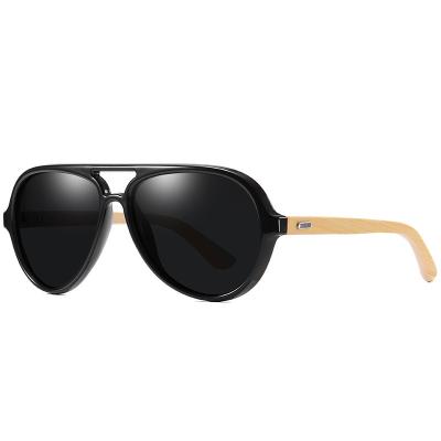 China Fashion sunglasses 2022 custom bamboo and wood glass sunglasses vendors polarized sunglasses for men and women classic night vision glass for sale